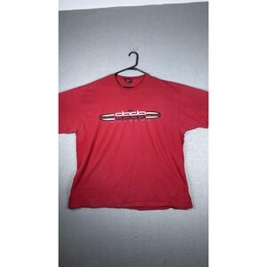Vintage‎ Dada Supreme Shirt Mens 2XL Red Made in USA Graphic Hip Hop 90s Y2K